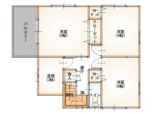 A分譲地建売間取り2F