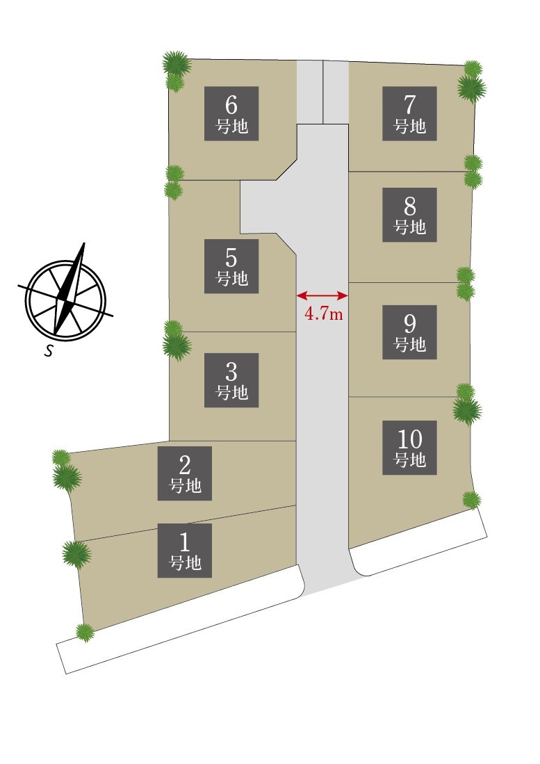 泉佐野市旭町 区画図