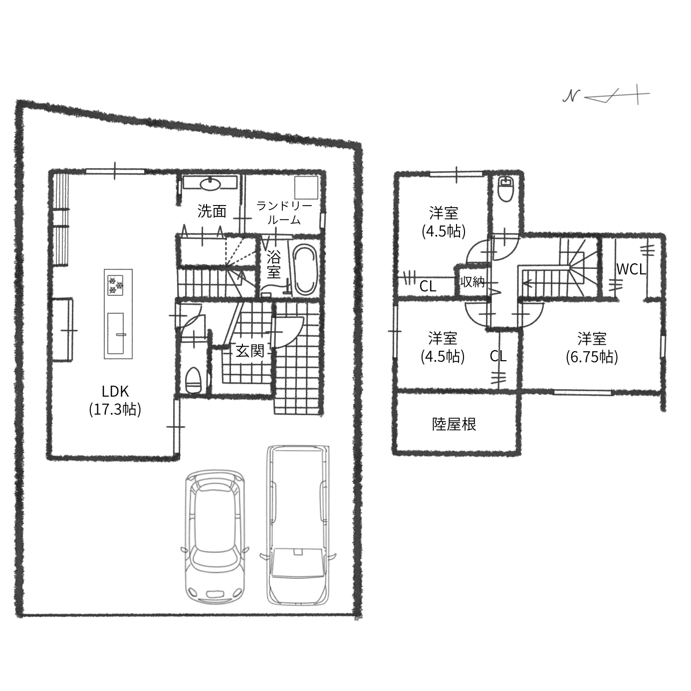 「家の真ん中に、キッチンがある暮らし。」