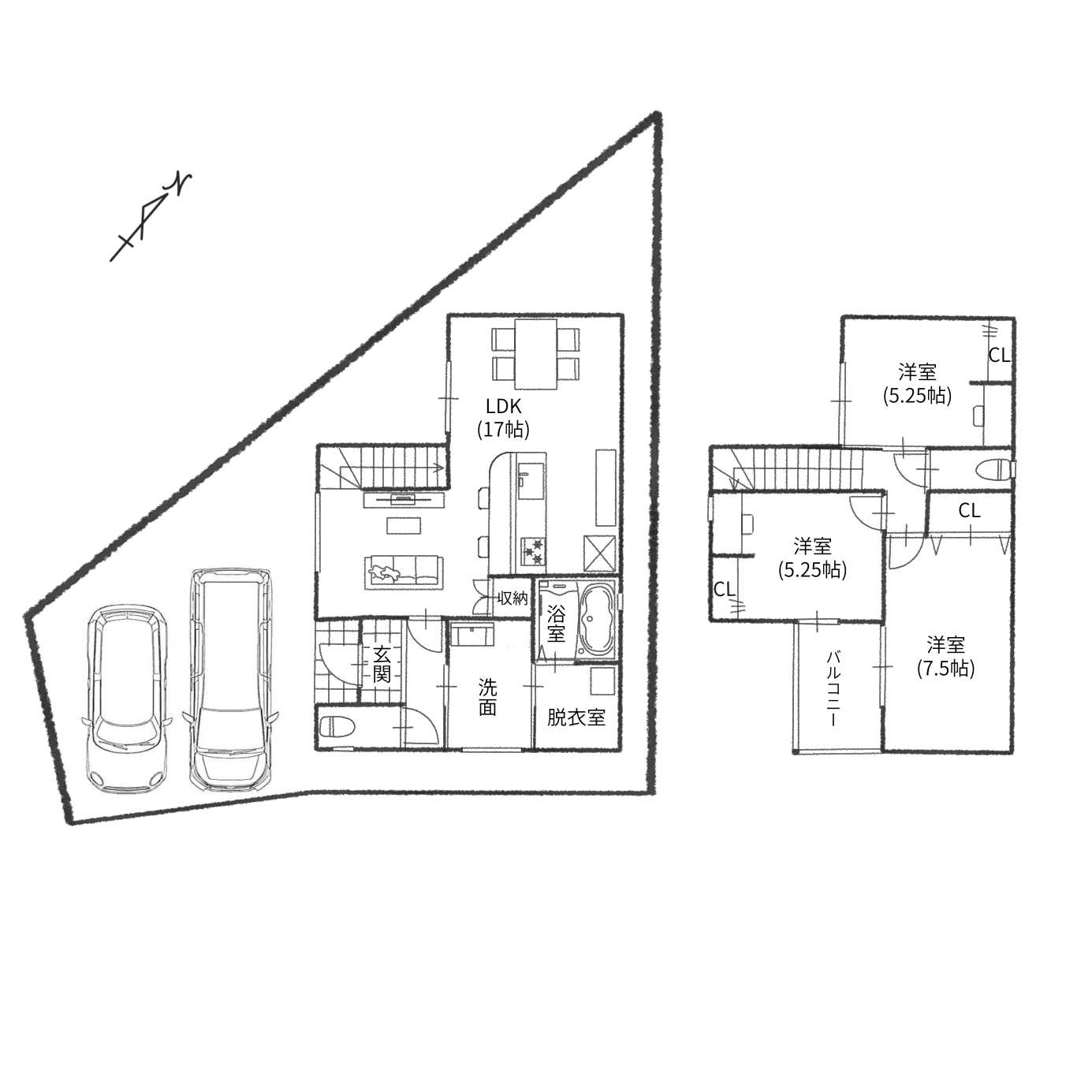 「家族の気配が、自然と集まる家。」